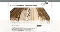 Desktop Screenshot of esco-park.de